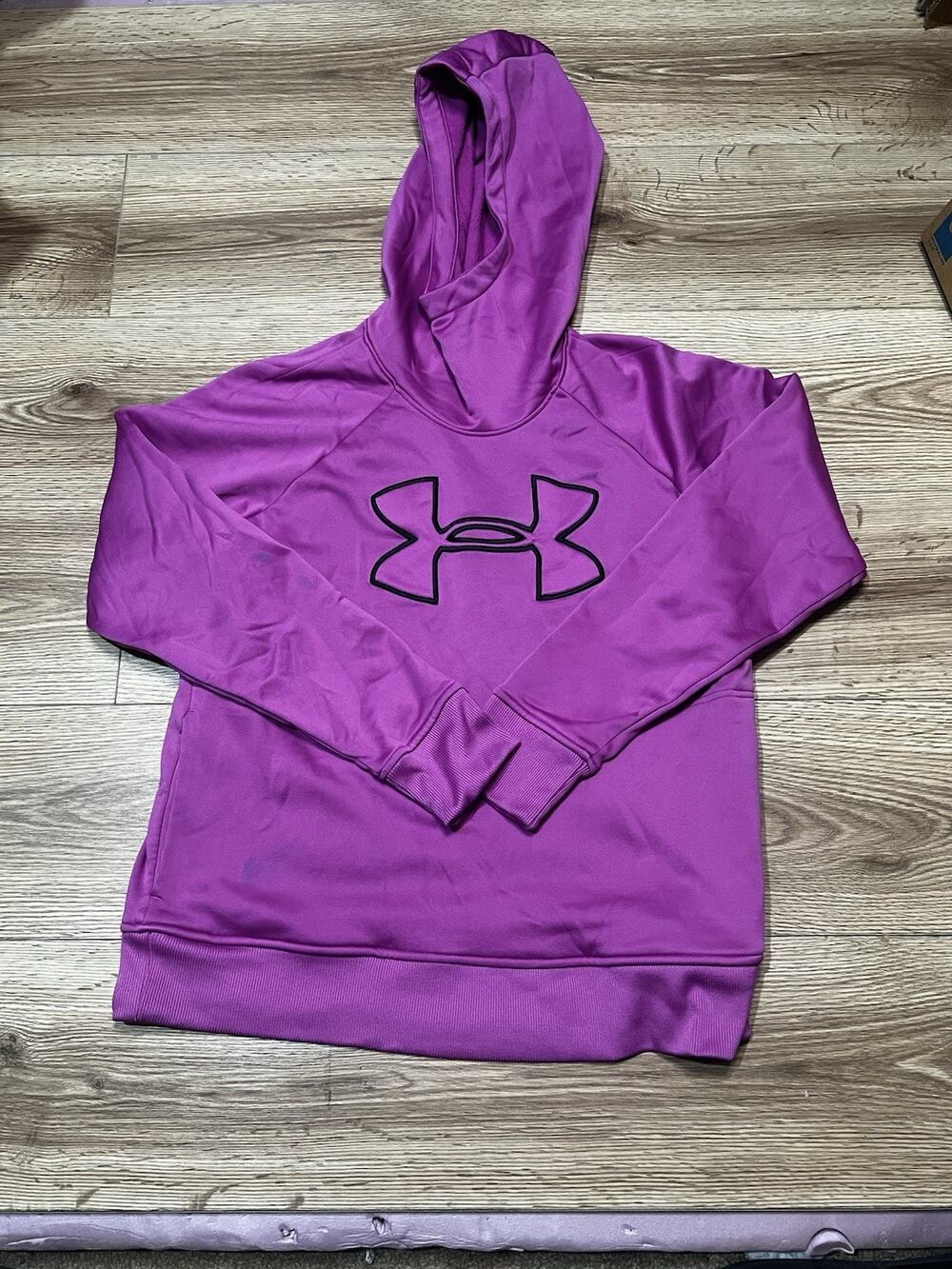 Womens Under Armour Purple Cold Gear Hoodie Large (A58)